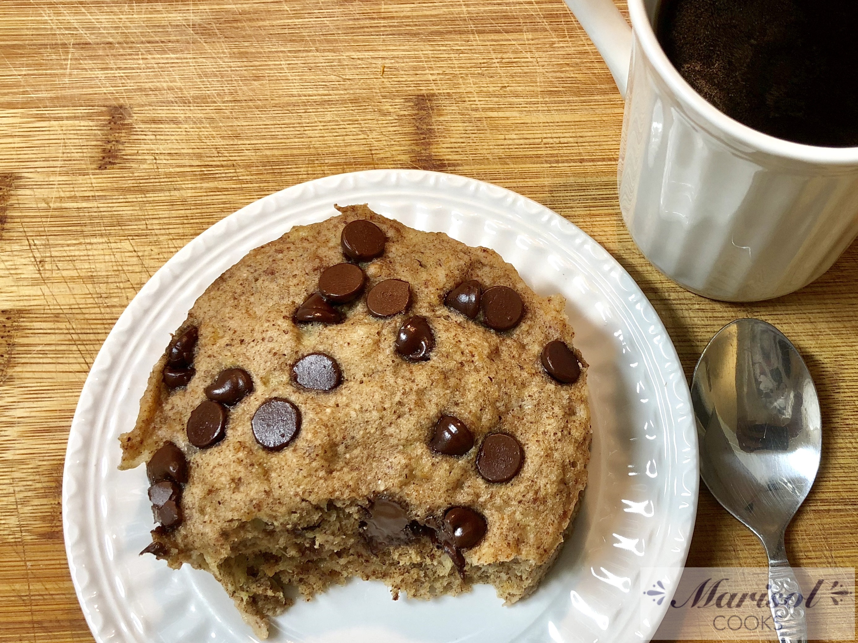 Microwave Banana Bread for one.