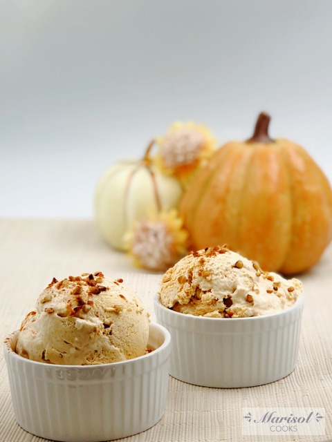 No Churn Pumpkin Spice Ice Cream