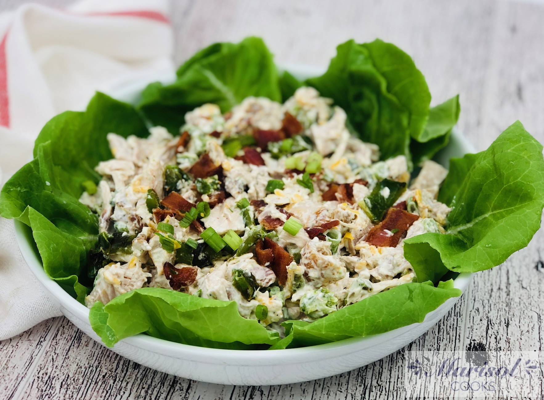 Jalapeño popper Chicken Salad/Low Carb
