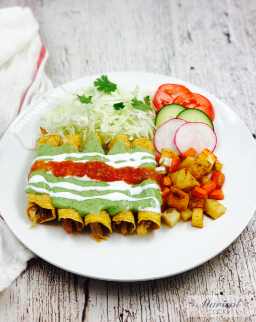 Flautas de Pollo/Chicken Flautas