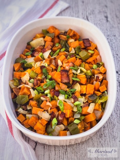 Sweet Potato and Bacon hash