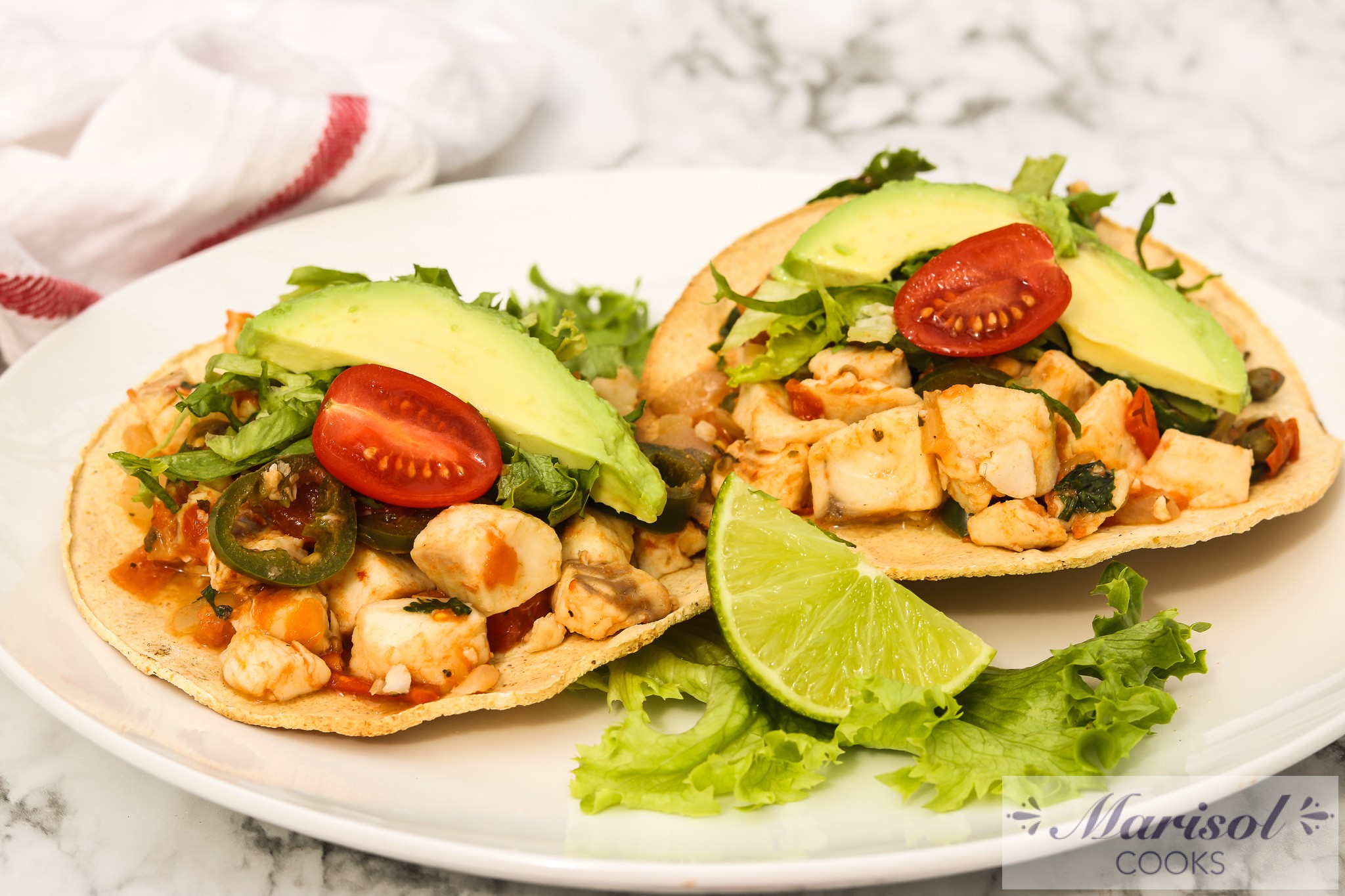 Fish Tostadas/ Tostadas de Pescado