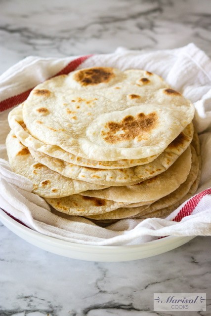 Homemade Flour torillas