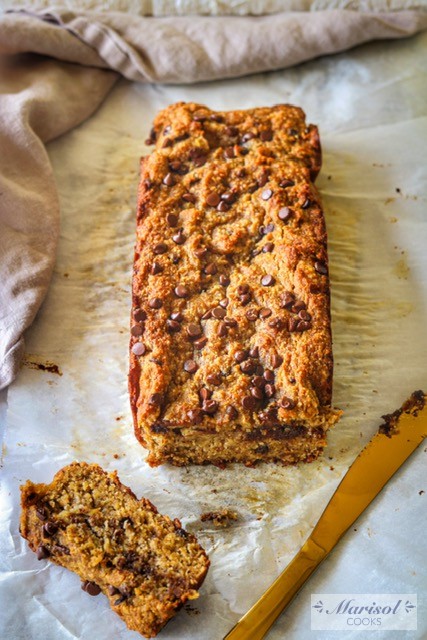 Banana Chocolate Chip Bread/ Paleo