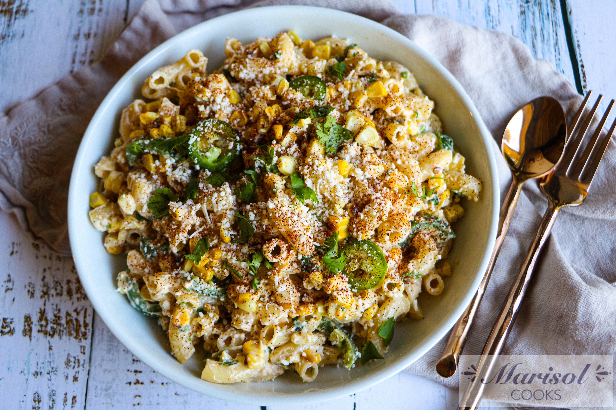 Street Corn Macaroni Salad