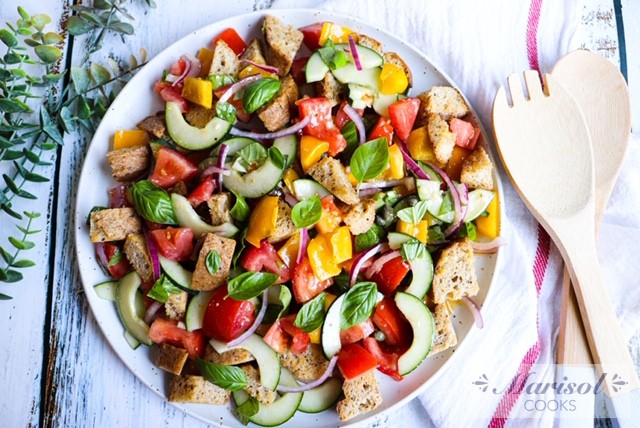 Panzanella/ Gluten Free bread.
