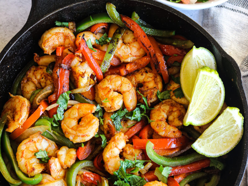 Shrimp Fajita Skillet