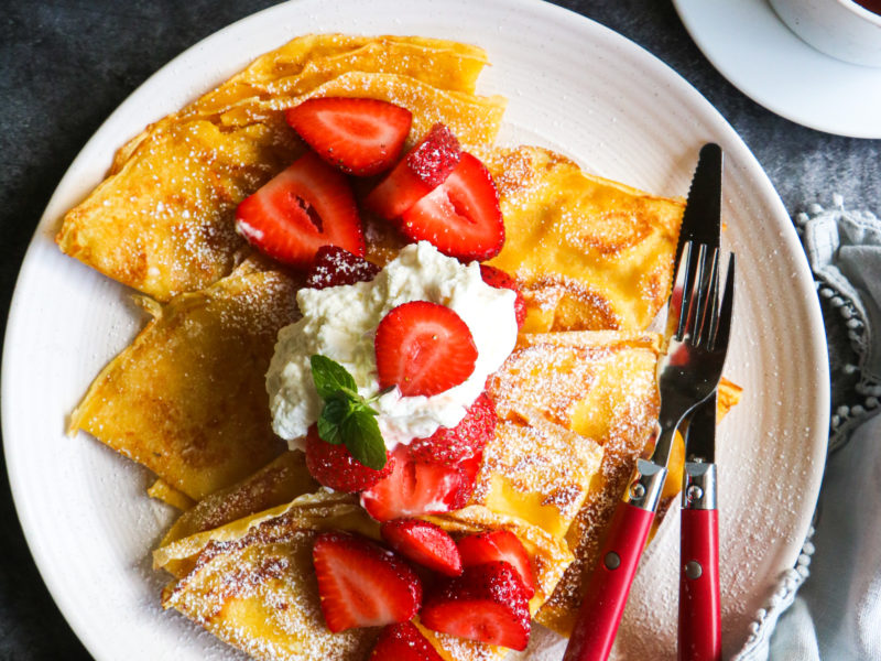 Easy Corn Flour Crepes