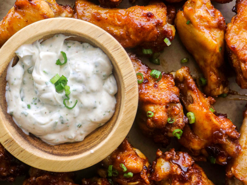 Air Fryer Honey Chipotle Chicken Wings