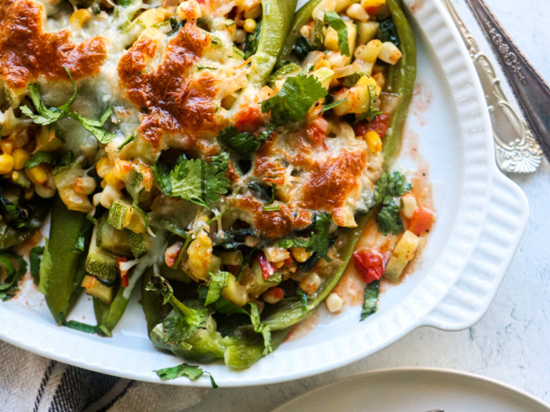 Calabacita Stuffed Peppers