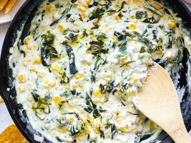 Rajas con Crema (Poblanos in Cream Sauce)