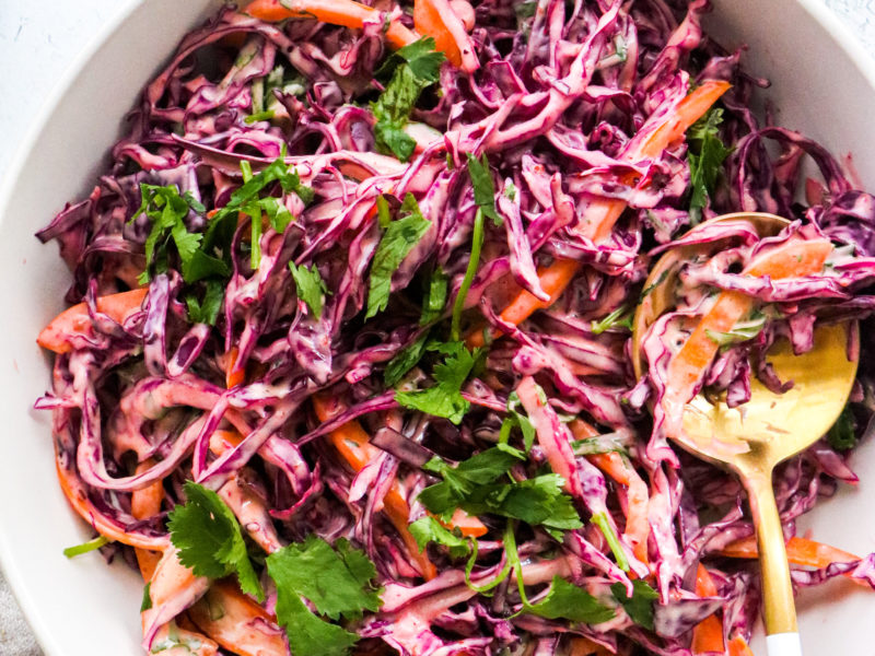 Spicy Coleslaw with Chipotle Dressing