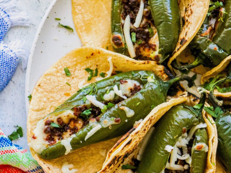 Cheese and Chorizo Stuffed Jalapeños