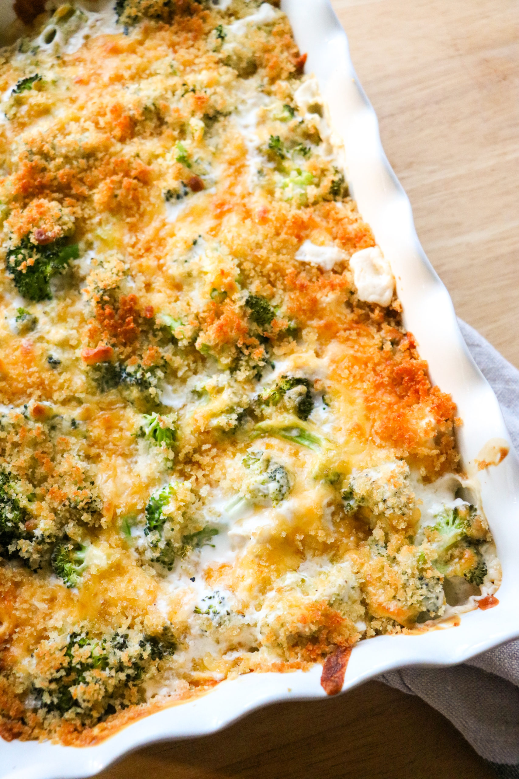 Chicken and Broccoli Low-Carb Casserole