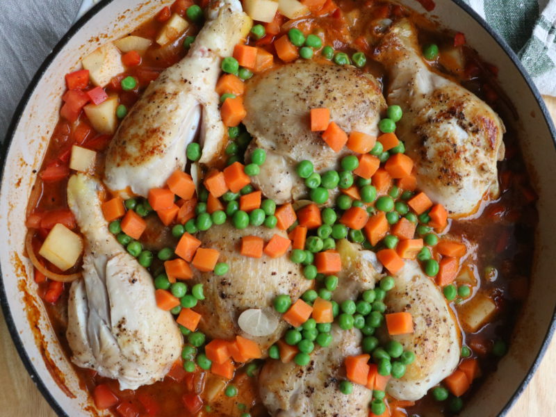 Pollo a la Jardinera (Garden Chicken)